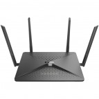 Router wireless D-Link DIR-2150, AC2100, Gigabit, Dual Band, MU MIMO, Wave 2, WPA 3, Amazon Alexa, Google Assistant 1733 + 300 Mb/s, 4 x antene 5 dBi